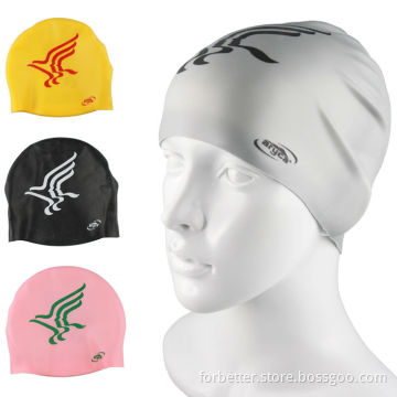 Customized Wholesale Silicone Swimming Cap